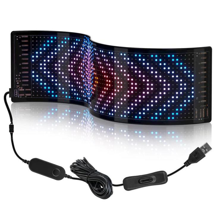 Existem inovações em displays de matriz LED USB?